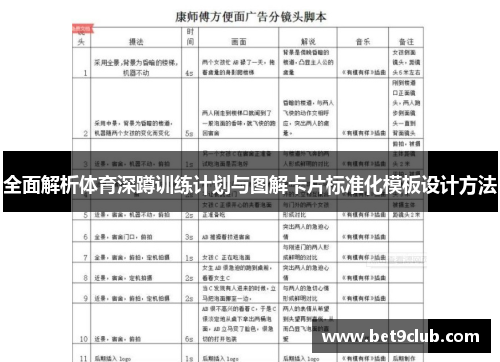 全面解析体育深蹲训练计划与图解卡片标准化模板设计方法